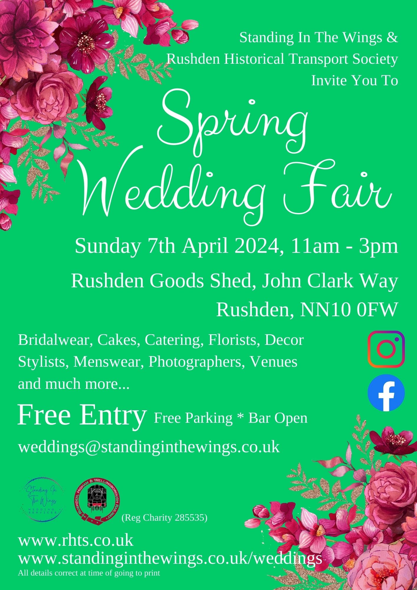 Spring Wedding Fair - Rushden Goods Shed